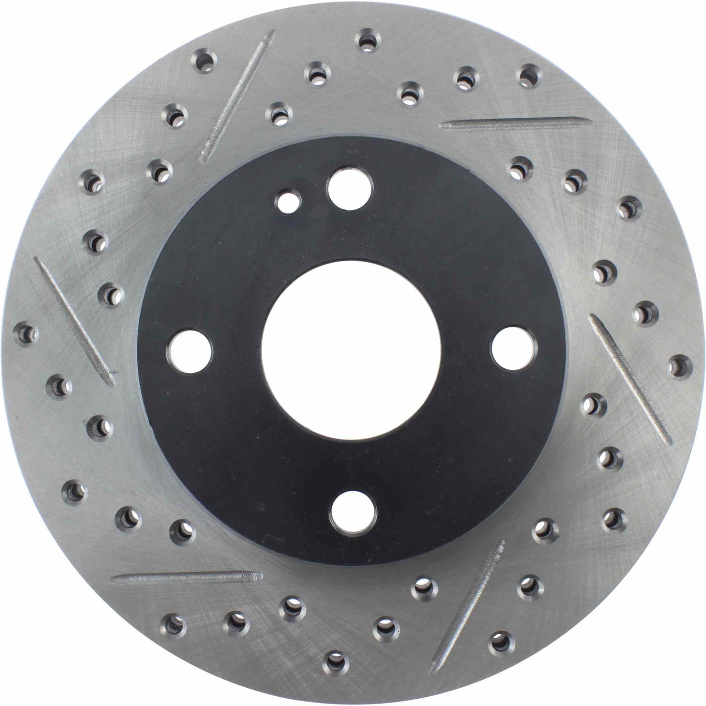 StopTech Sport Drilled/Slotted Brake Rotor; Front Right
