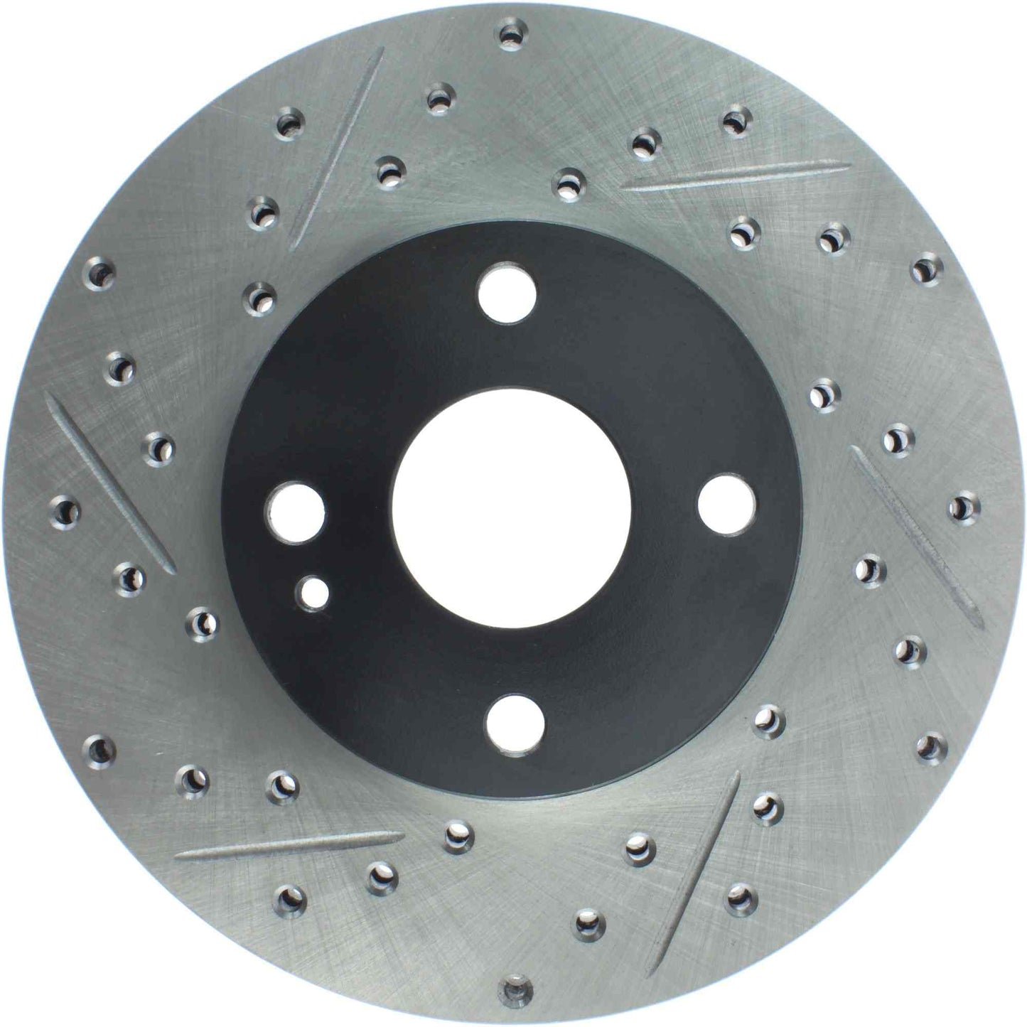 StopTech Sport Drilled/Slotted Brake Rotor; Front Right