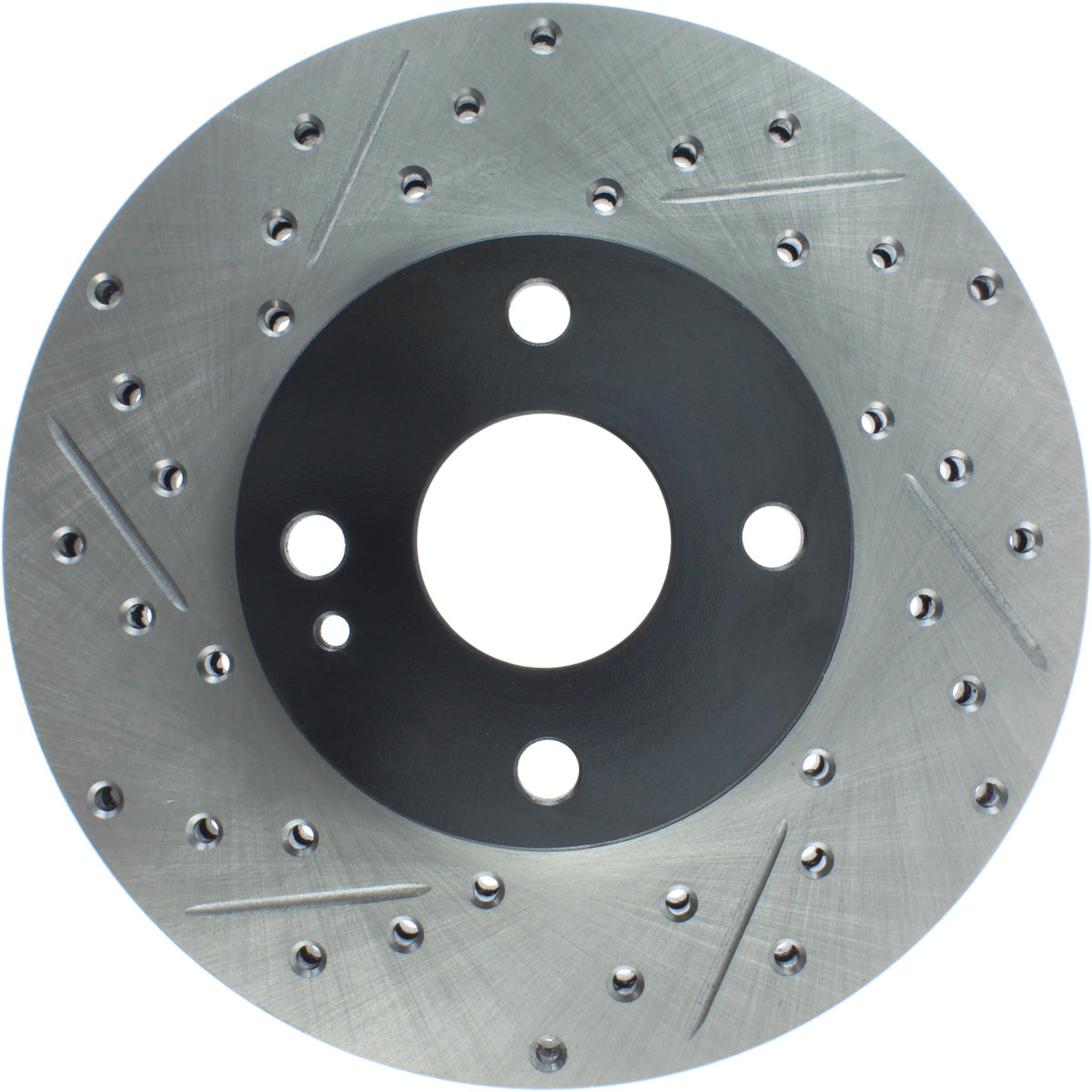 StopTech Sport Drilled/Slotted Brake Rotor; Front Right