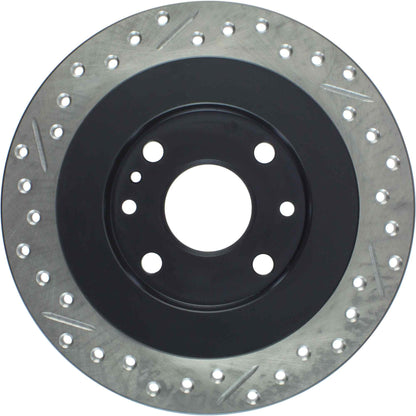 StopTech  Sport Drilled/Slotted Brake Rotor; Rear Left