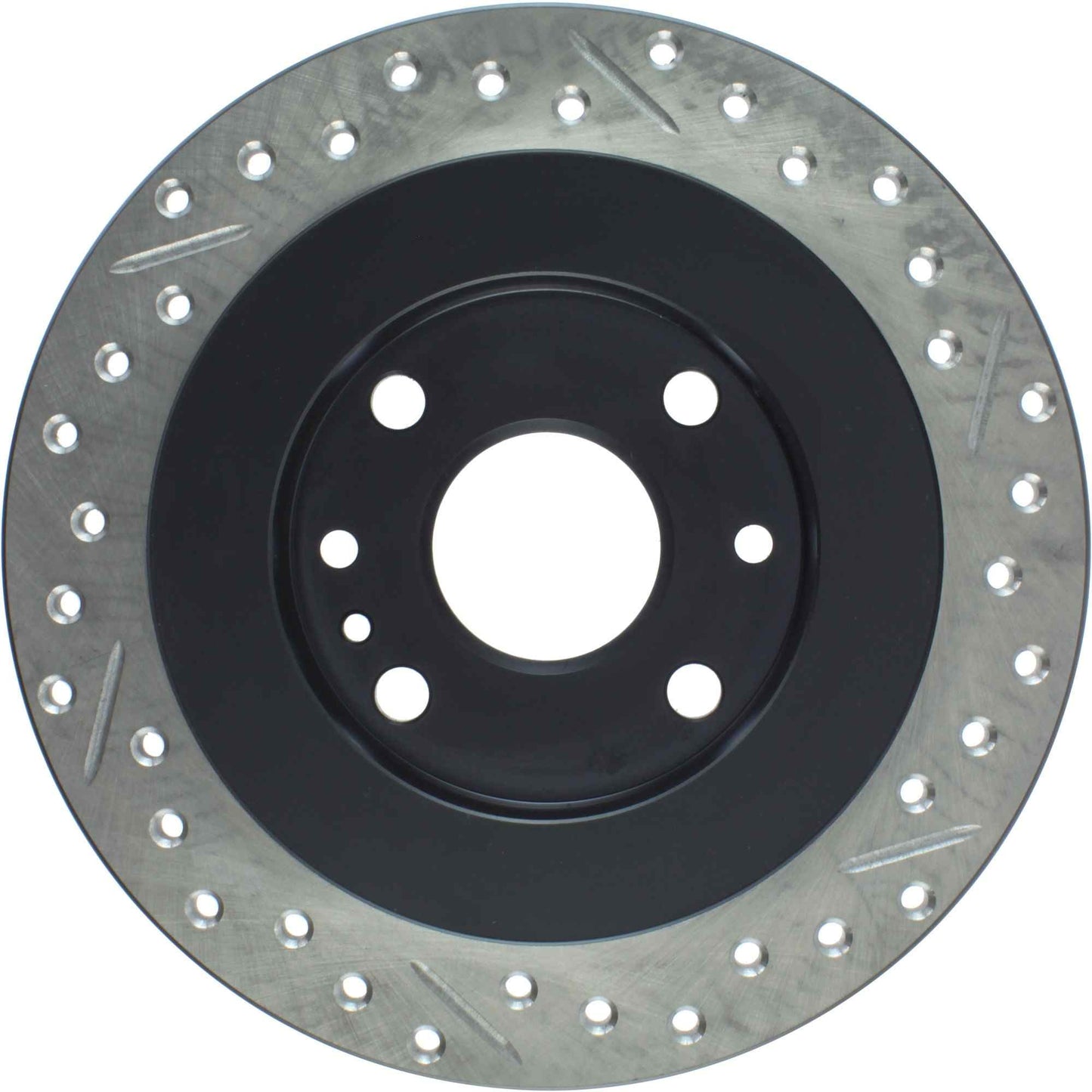 StopTech Sport Drilled/Slotted Brake Rotor; Rear Right