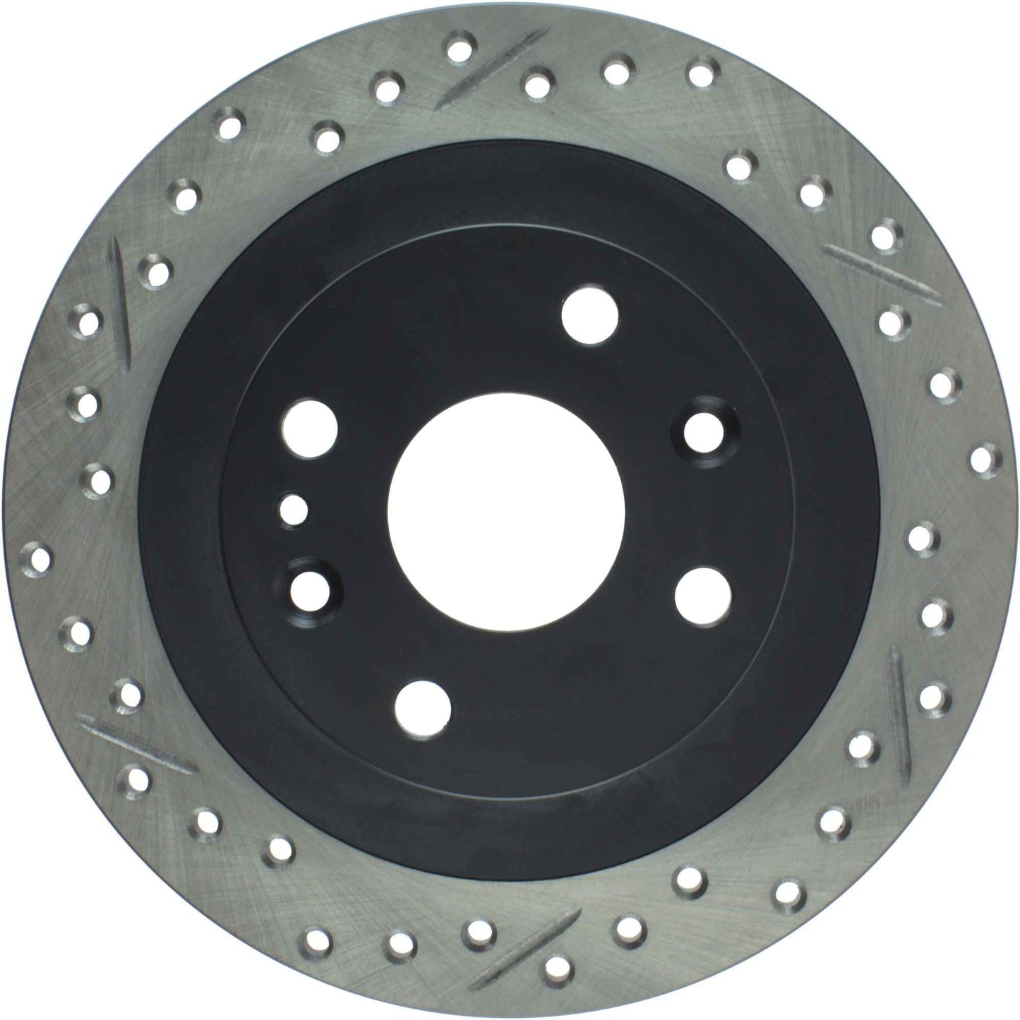 StopTech Sport Drilled/Slotted Brake Rotor; Rear Right