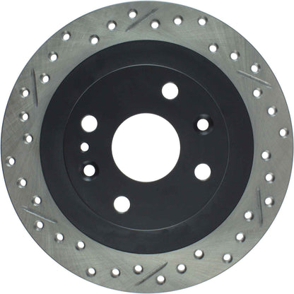 StopTech Sport Drilled/Slotted Brake Rotor; Rear Right