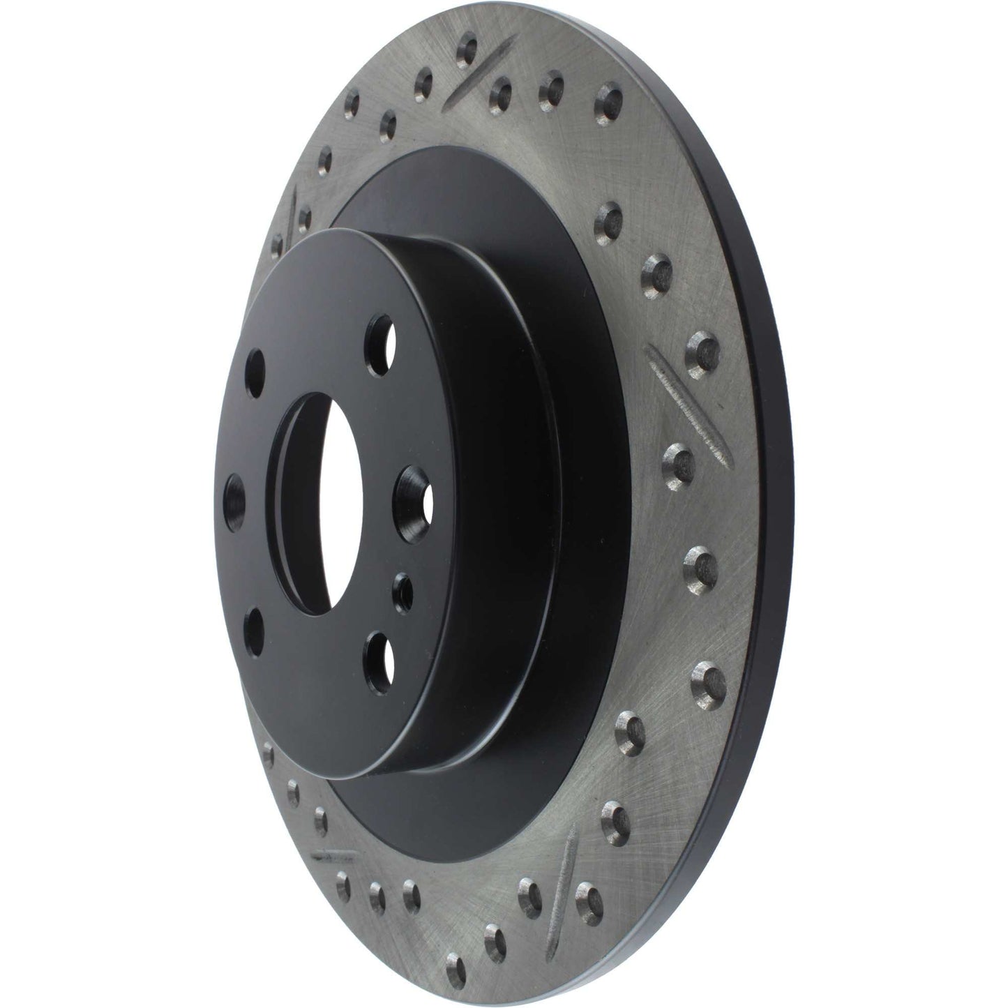 StopTech Sport Drilled/Slotted Brake Rotor; Rear Right