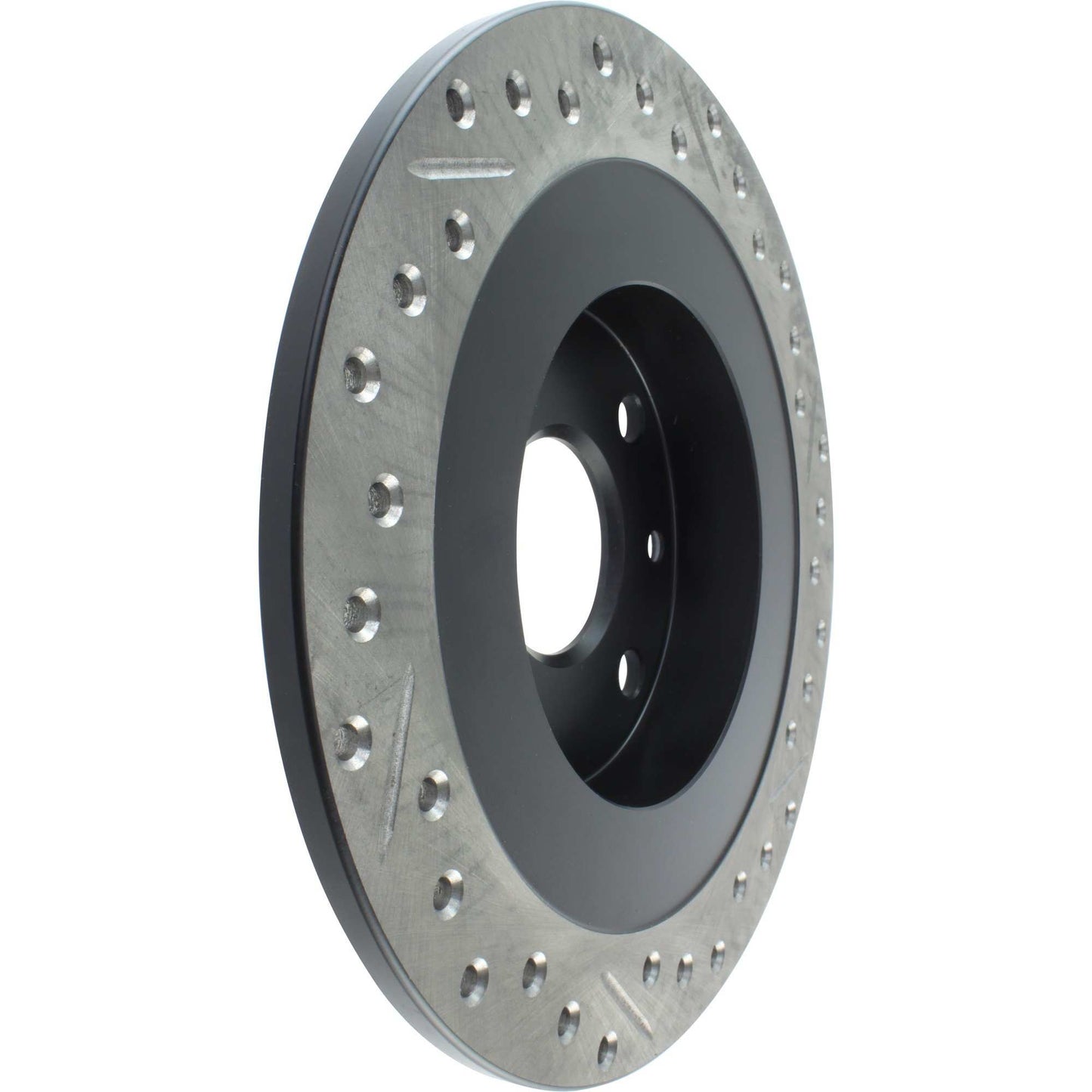 StopTech Sport Drilled/Slotted Brake Rotor; Rear Right