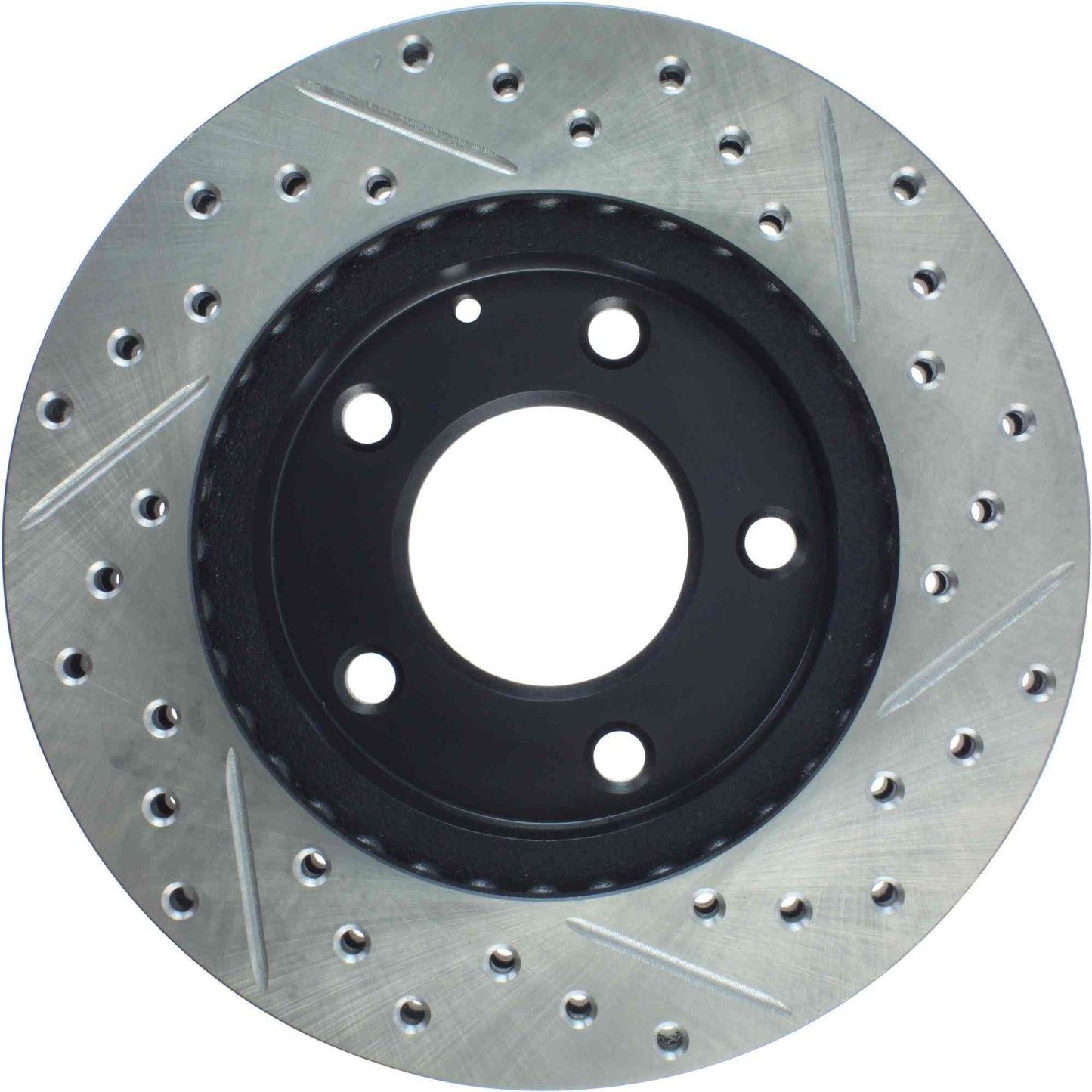 StopTech  Sport Drilled/Slotted Brake Rotor; Front Right