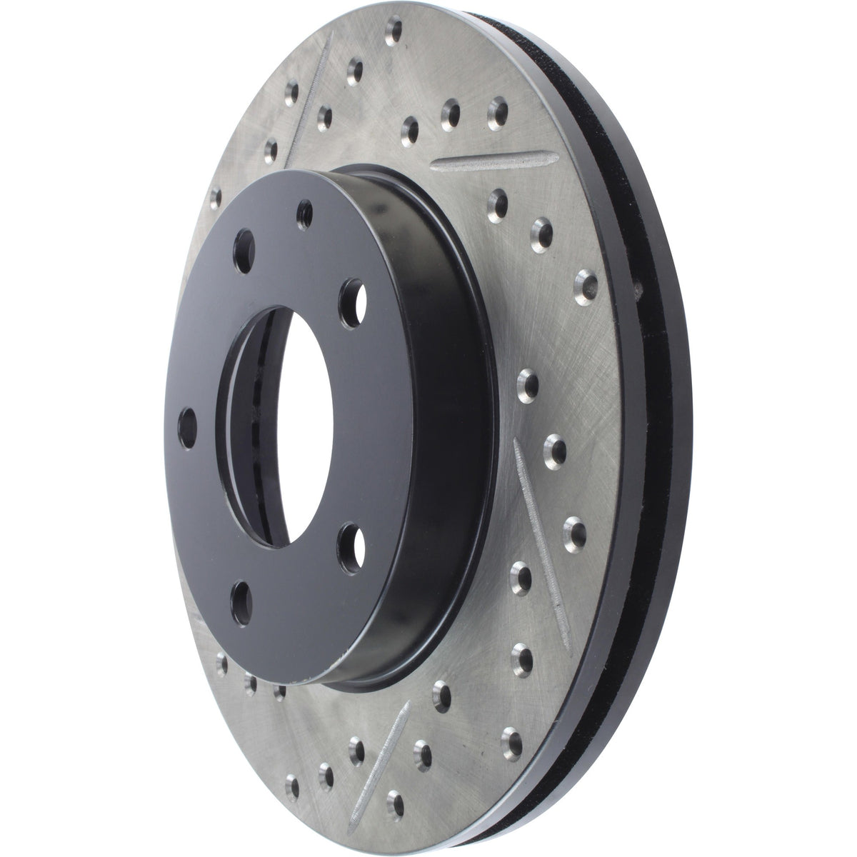 StopTech  Sport Drilled/Slotted Brake Rotor; Front Right
