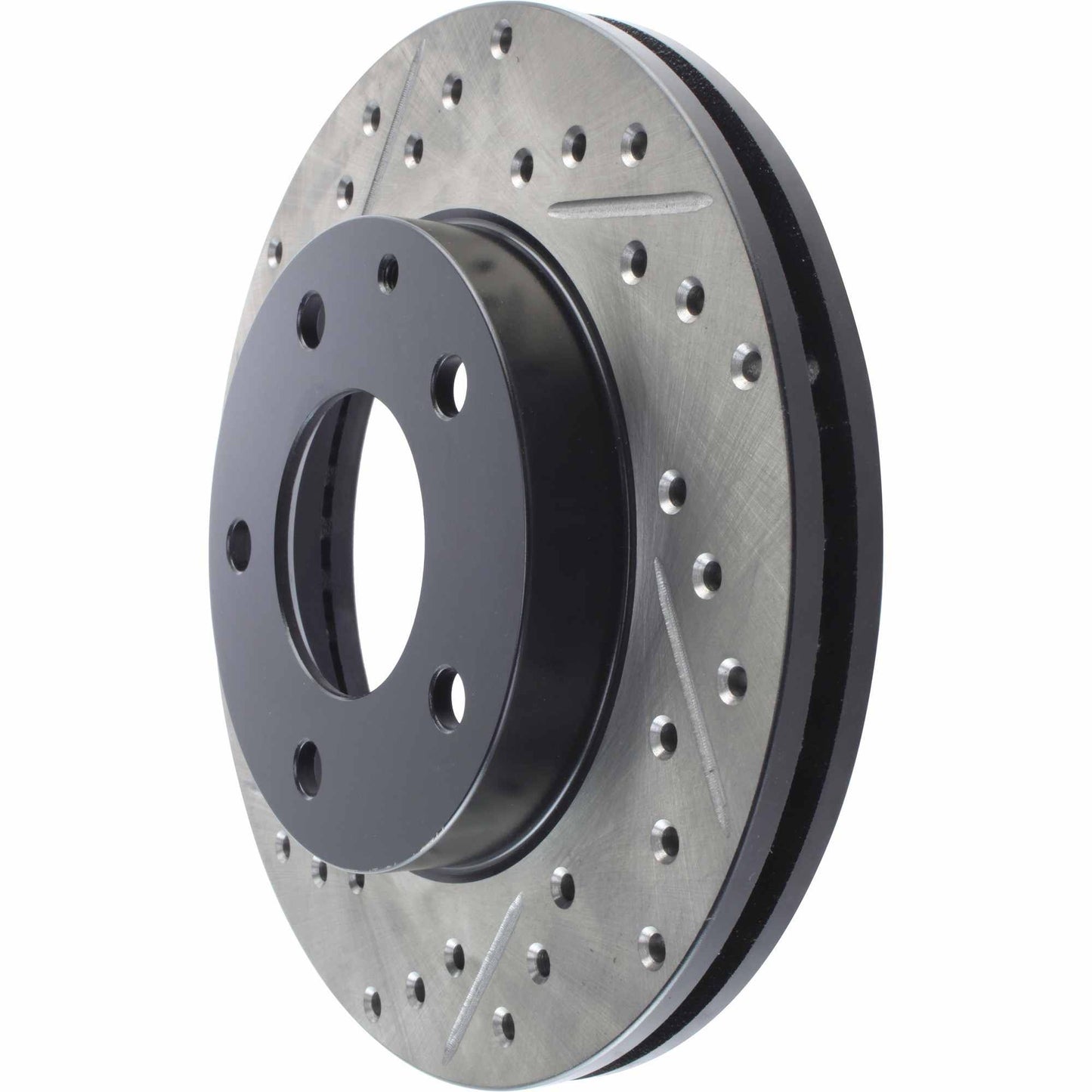 StopTech  Sport Drilled/Slotted Brake Rotor; Front Right
