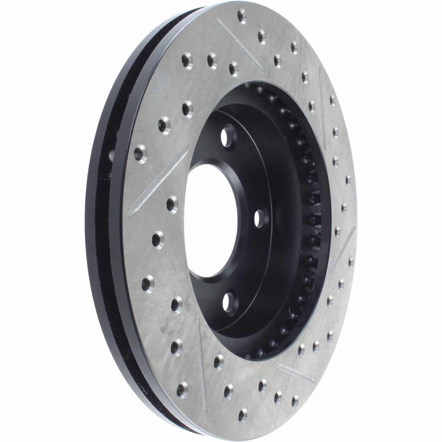 StopTech  Sport Drilled/Slotted Brake Rotor; Front Right