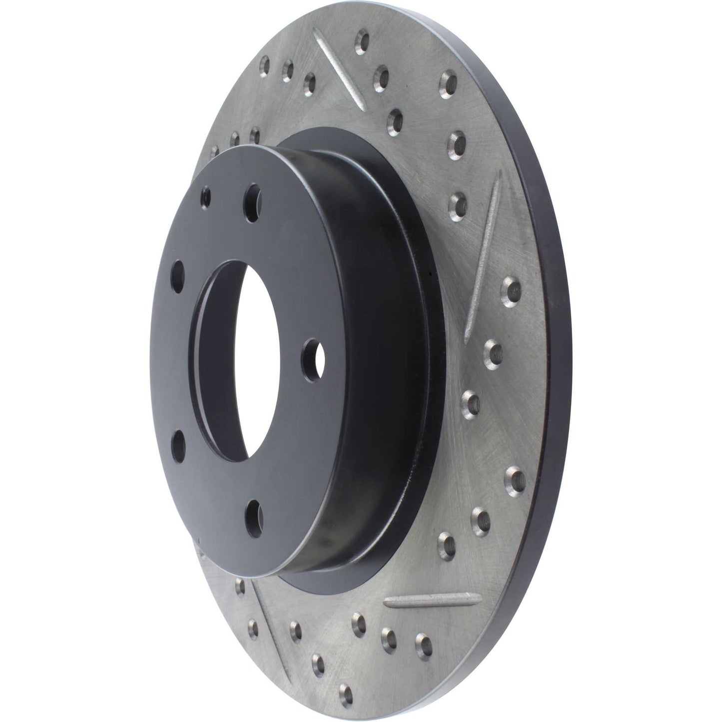 StopTech Sport Drilled/Slotted Brake Rotor; Rear Left