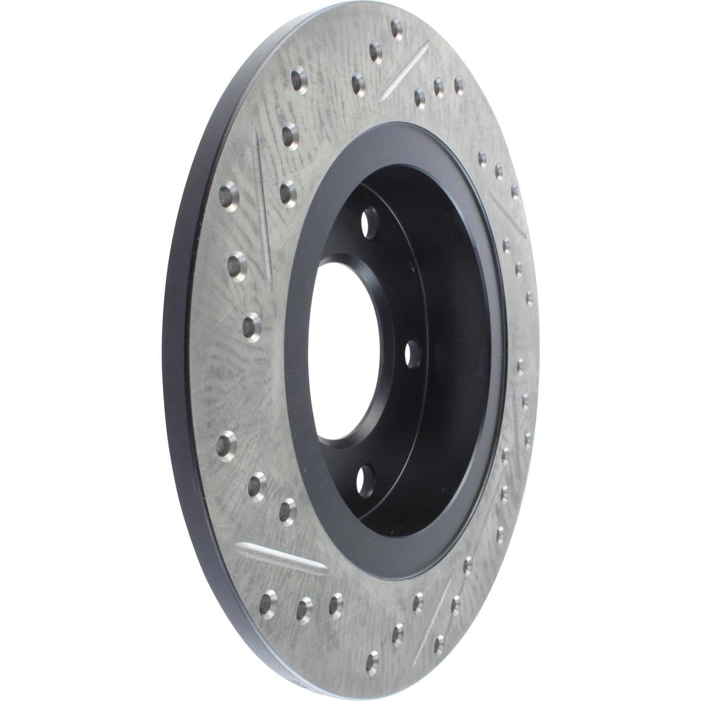 StopTech Sport Drilled/Slotted Brake Rotor; Rear Left