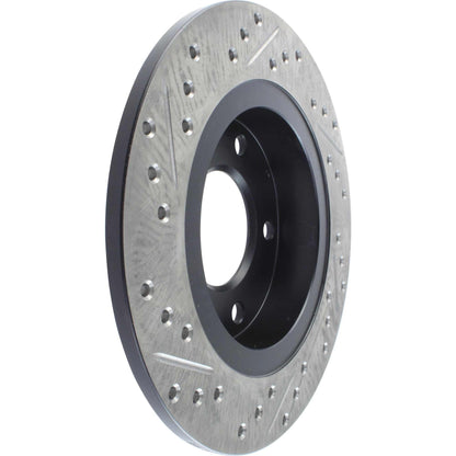 StopTech Sport Drilled/Slotted Brake Rotor; Rear Left