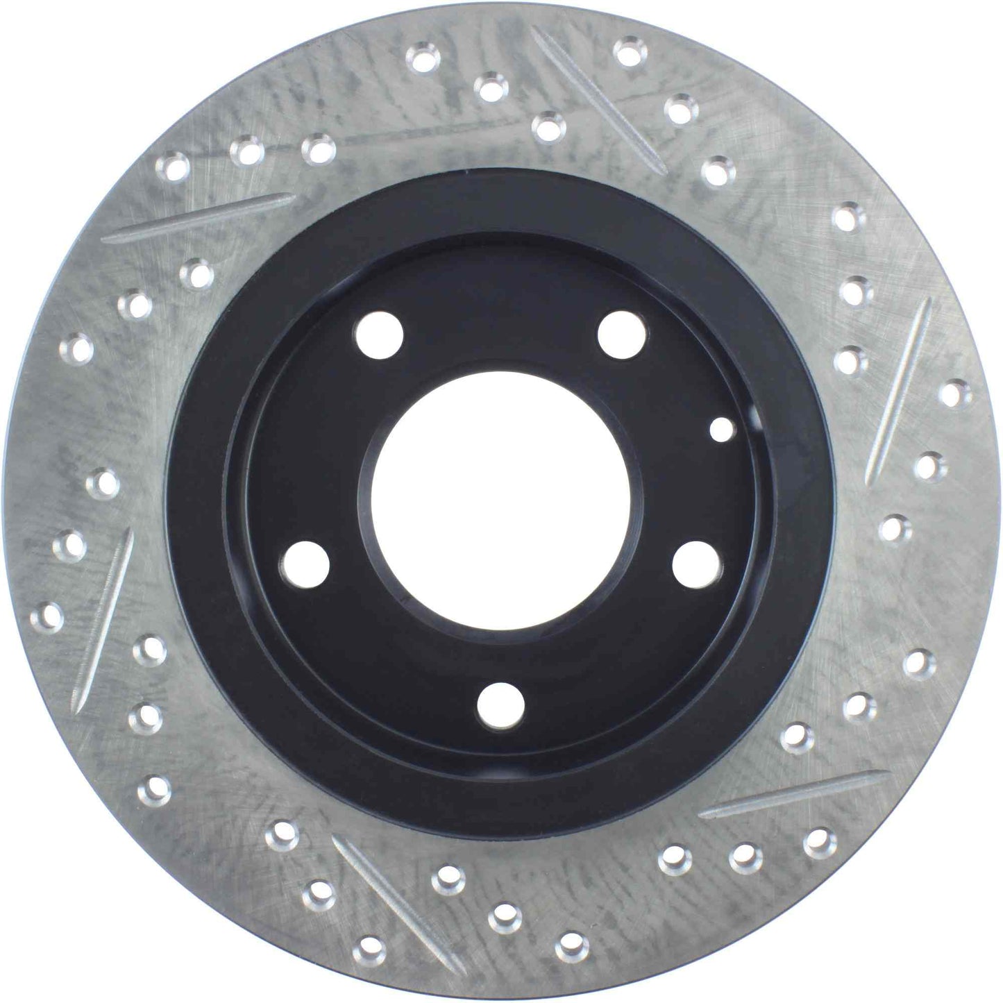 StopTech  Sport Drilled/Slotted Brake Rotor; Rear Right