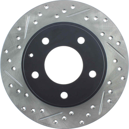 StopTech  Sport Drilled/Slotted Brake Rotor; Rear Right