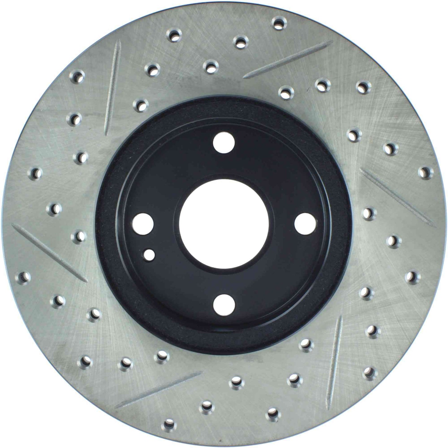 StopTech Sport Drilled/Slotted Brake Rotor; Front Left