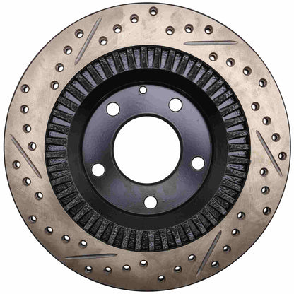 StopTech Sport Drilled/Slotted Brake Rotor; Rear Left