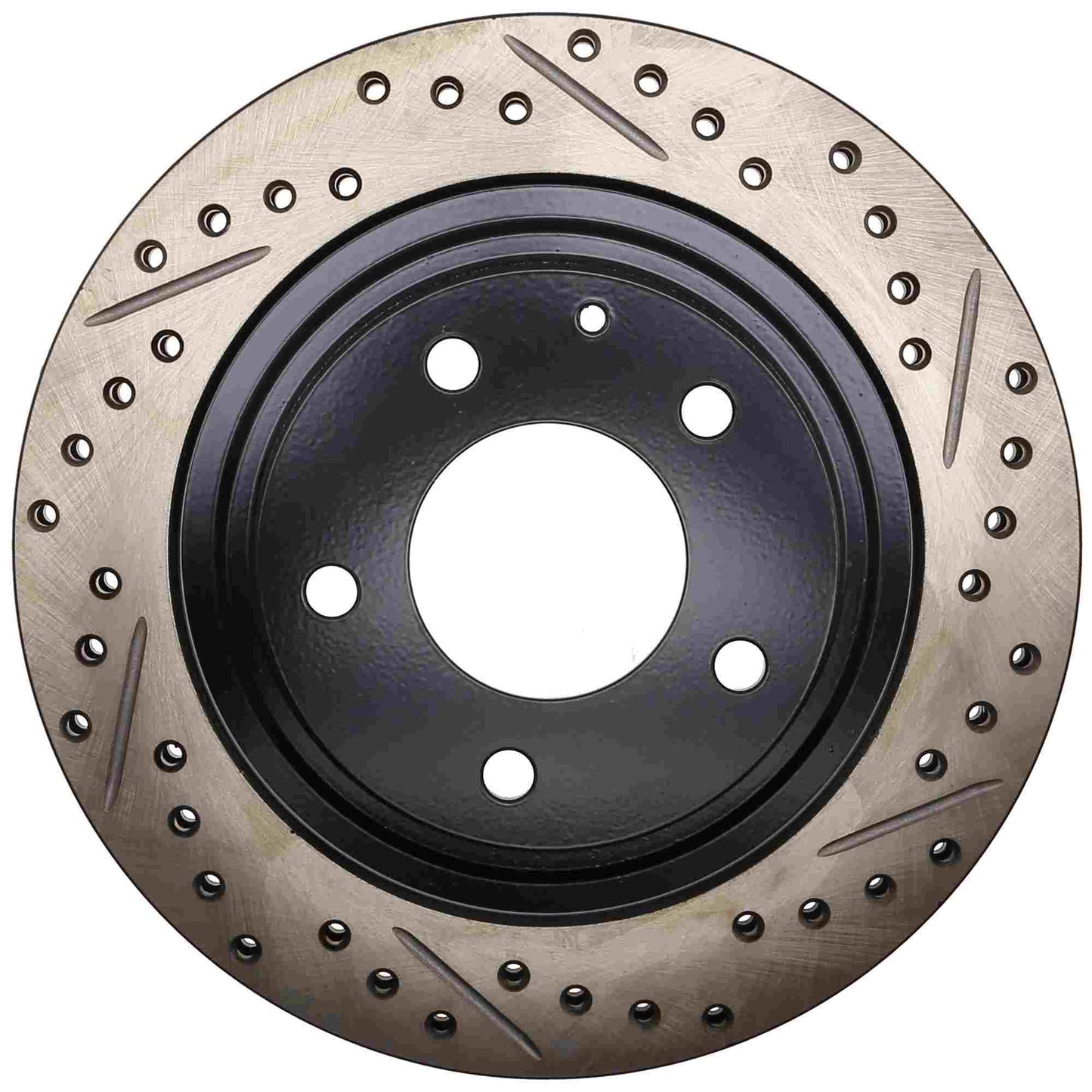 StopTech Sport Drilled/Slotted Brake Rotor; Rear Left