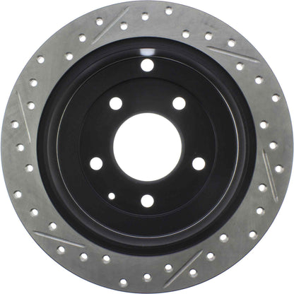 StopTech  Sport Drilled/Slotted Brake Rotor; Rear Left