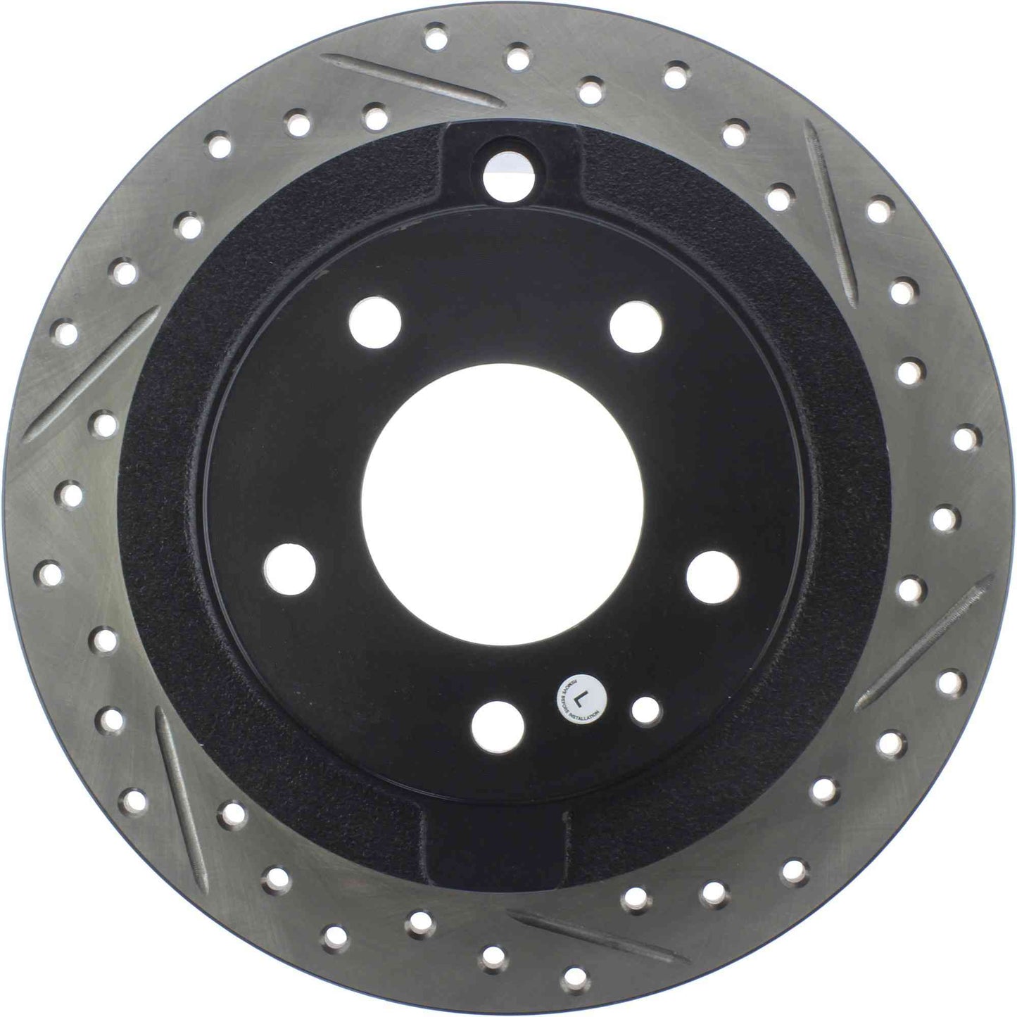 StopTech  Sport Drilled/Slotted Brake Rotor; Rear Left