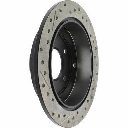 StopTech  Sport Drilled/Slotted Brake Rotor; Rear Left