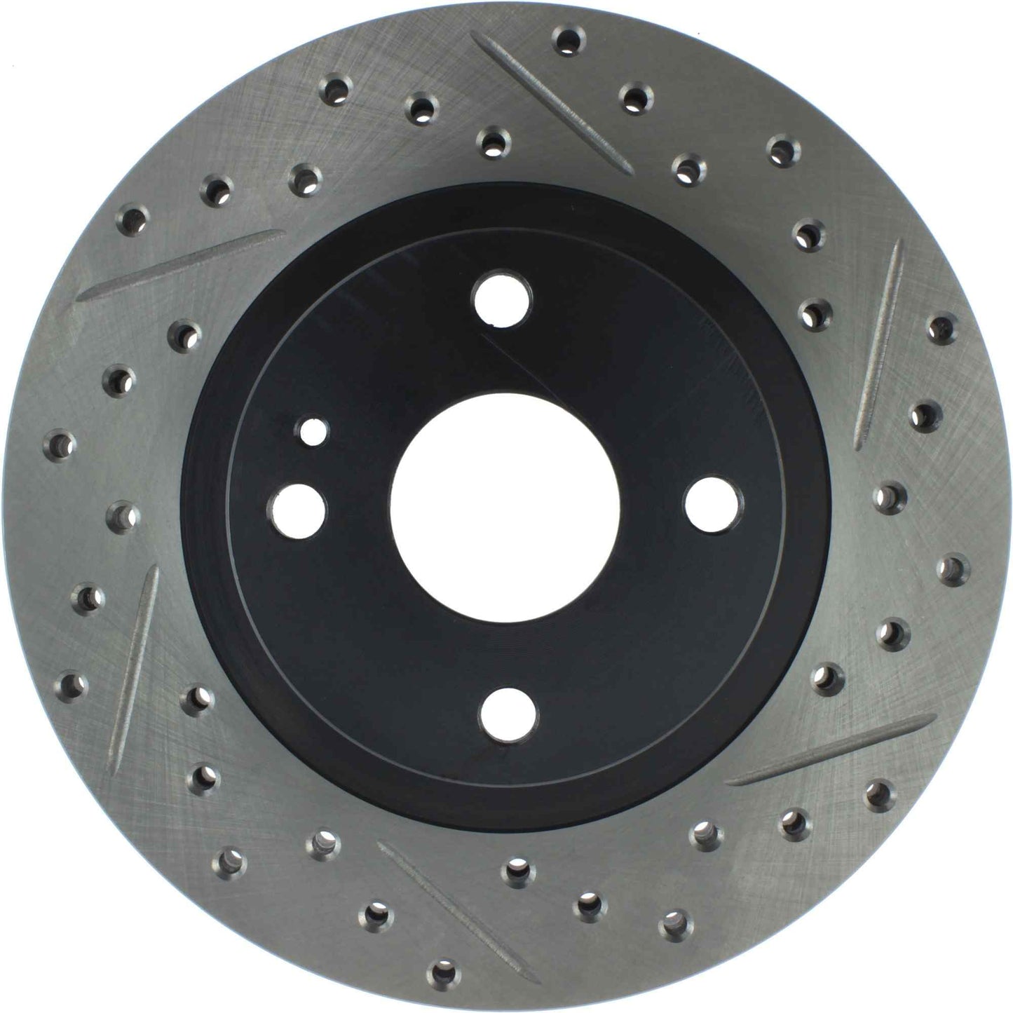 StopTech Sport Drilled/Slotted Brake Rotor; Front Left