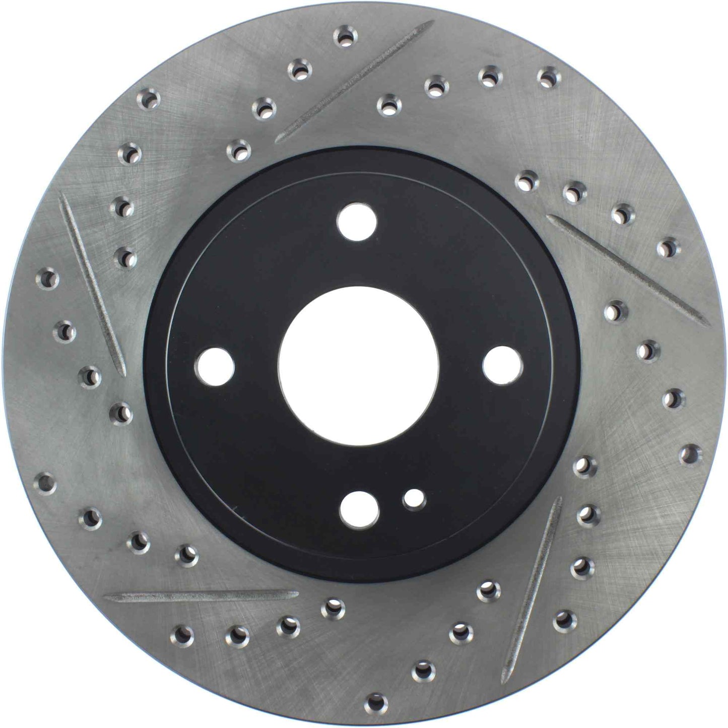 StopTech Sport Drilled/Slotted Brake Rotor; Front Right