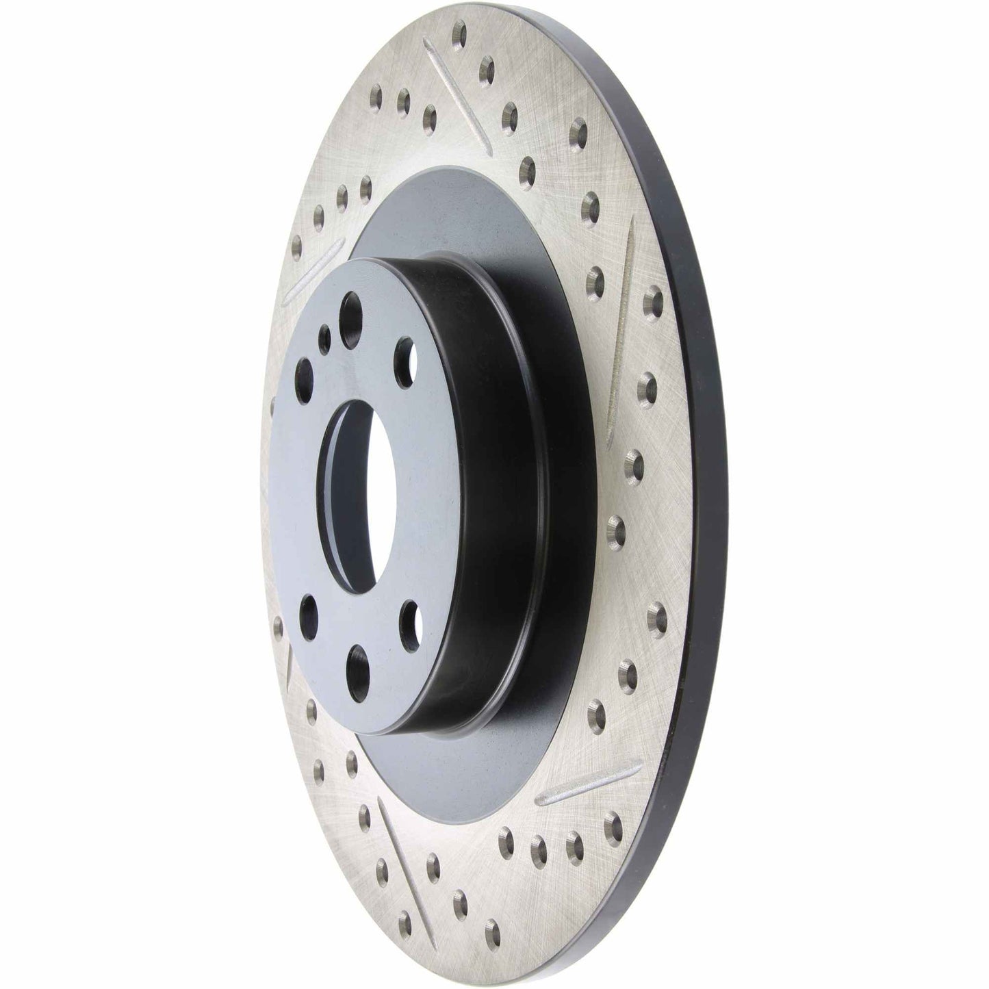 StopTech Sport Drilled/Slotted Brake Rotor; Rear Left