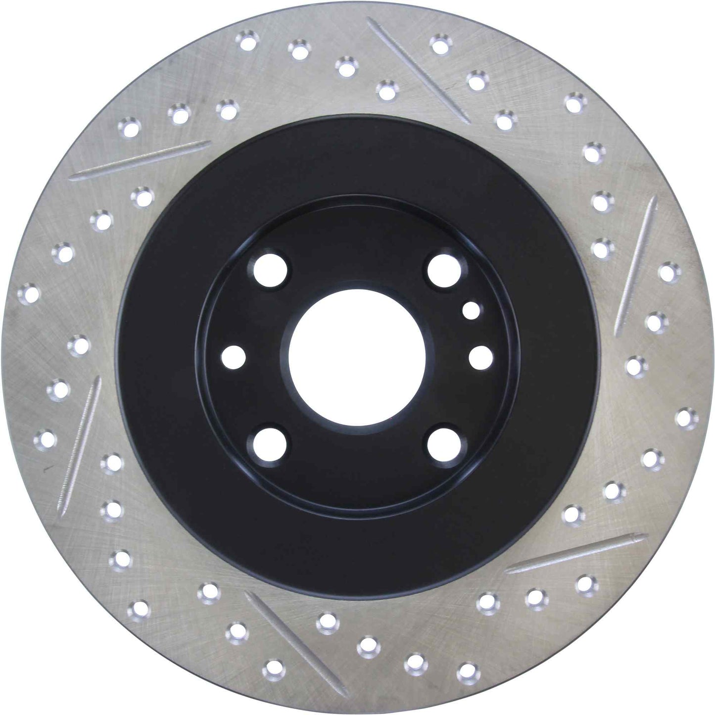 StopTech Sport Drilled/Slotted Brake Rotor; Rear Right