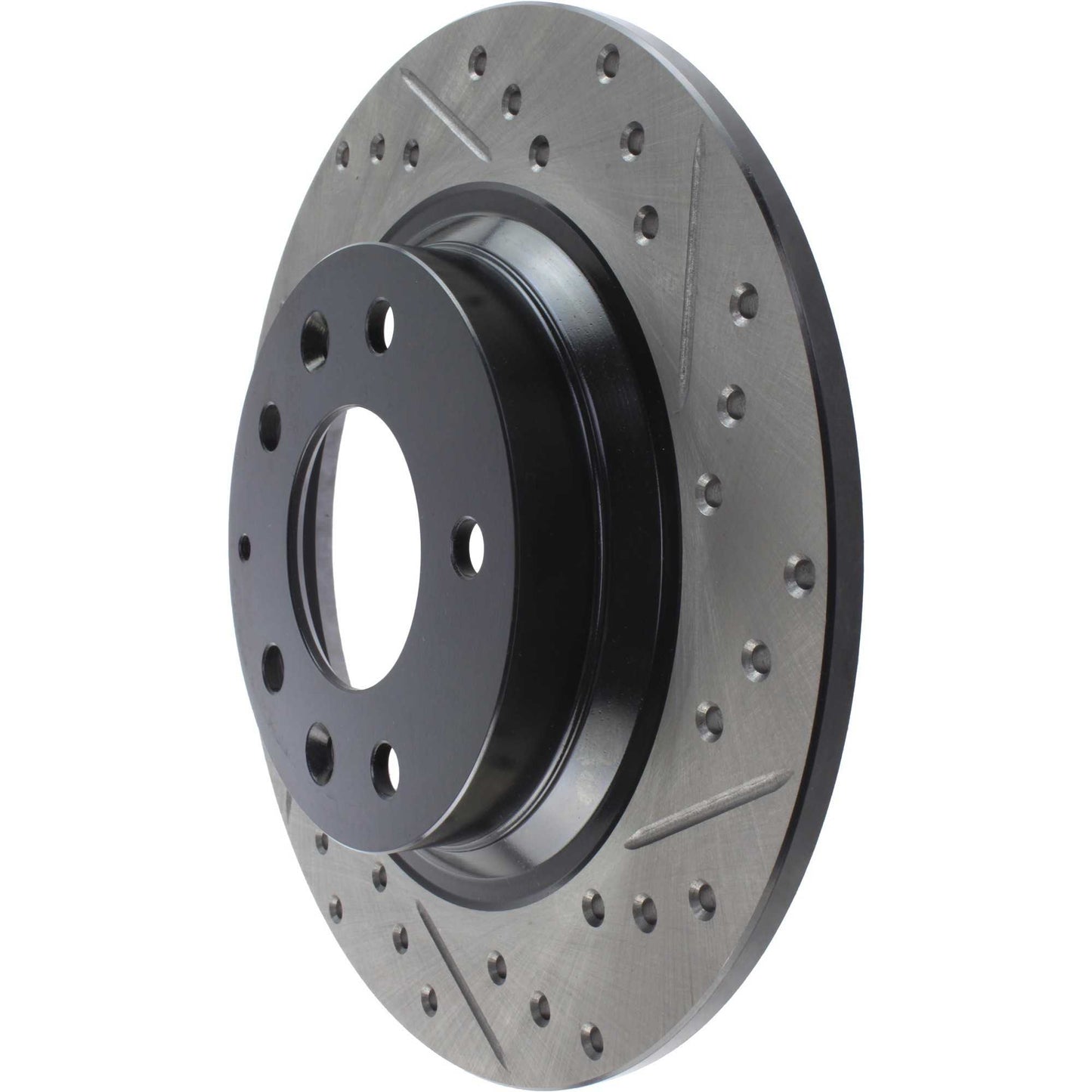 StopTech Sport Drilled/Slotted Brake Rotor; Rear Left
