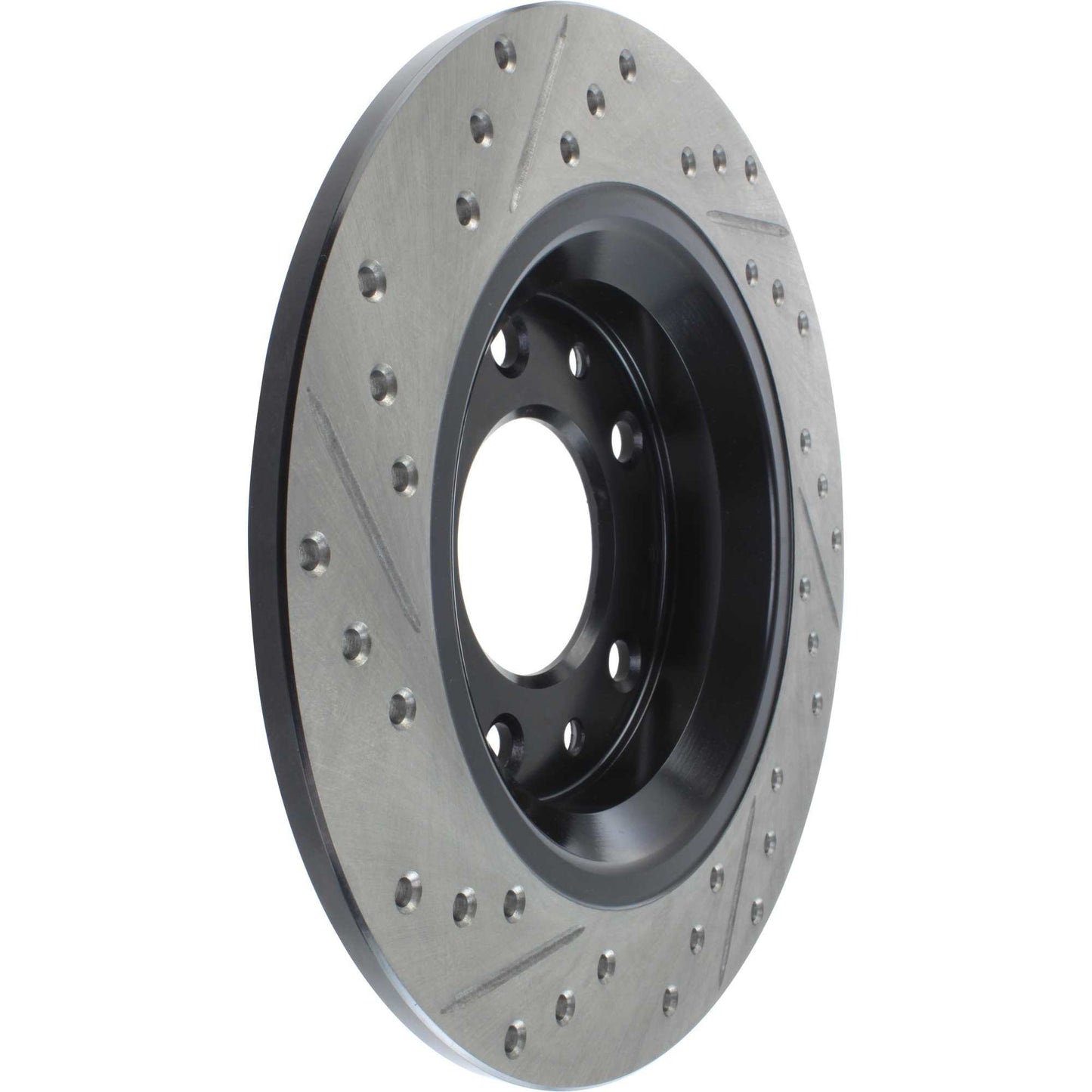 StopTech Sport Drilled/Slotted Brake Rotor; Rear Left
