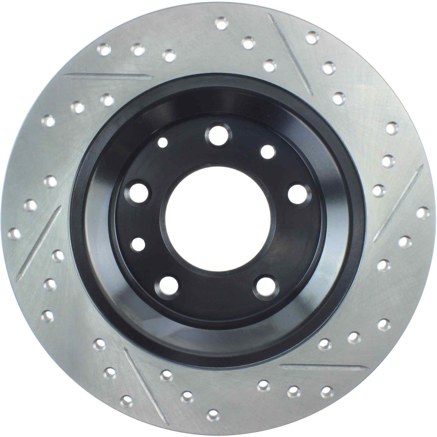 StopTech Sport Drilled/Slotted Brake Rotor; Rear Right
