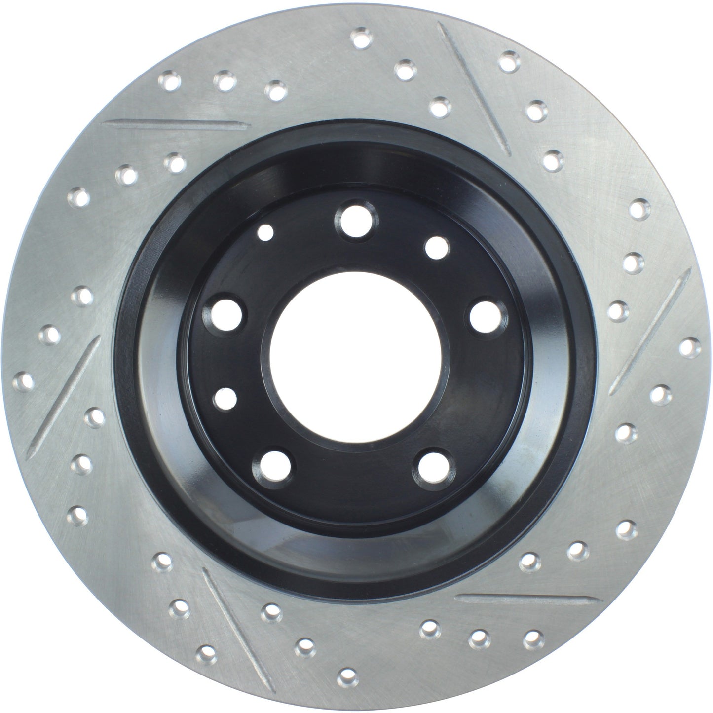 StopTech Sport Drilled/Slotted Brake Rotor; Rear Right