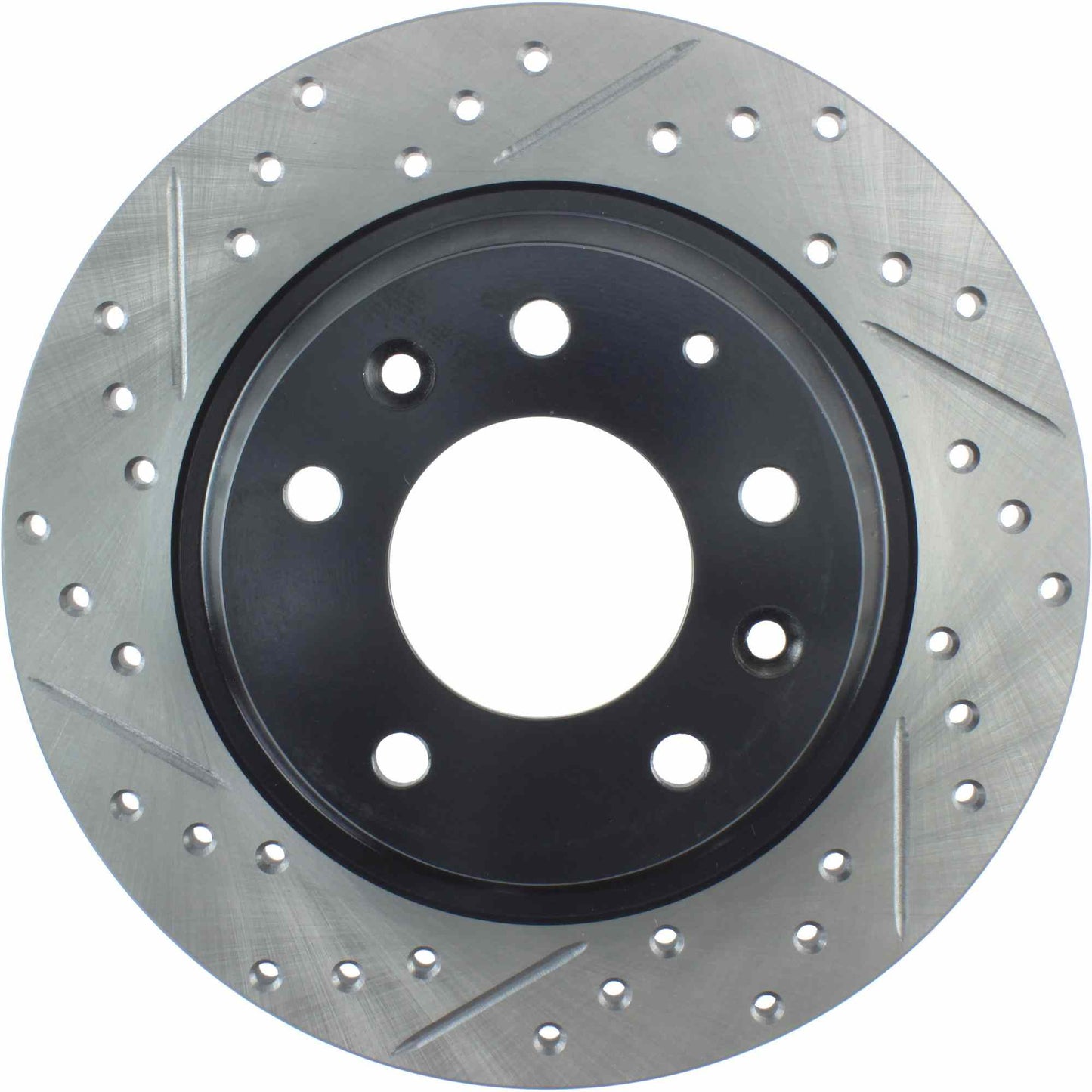 StopTech Sport Drilled/Slotted Brake Rotor; Rear Right