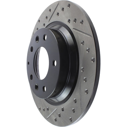 StopTech Sport Drilled/Slotted Brake Rotor; Rear Right