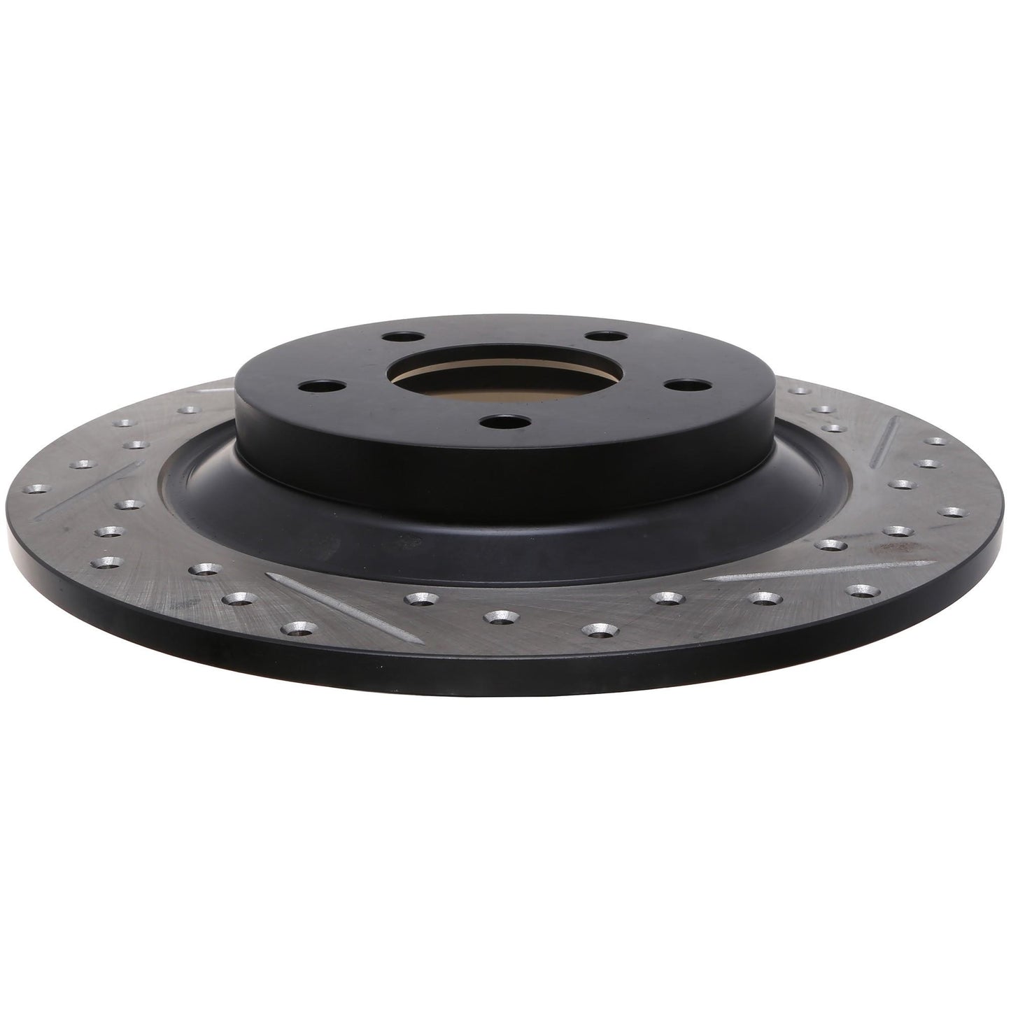 StopTech Sport Drilled/Slotted Brake Rotor; Rear Left