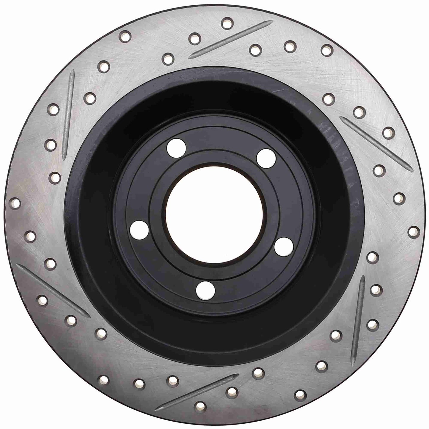 StopTech Sport Drilled/Slotted Brake Rotor; Rear Left