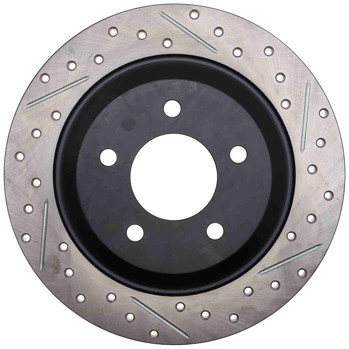 StopTech Sport Drilled/Slotted Brake Rotor; Rear Left