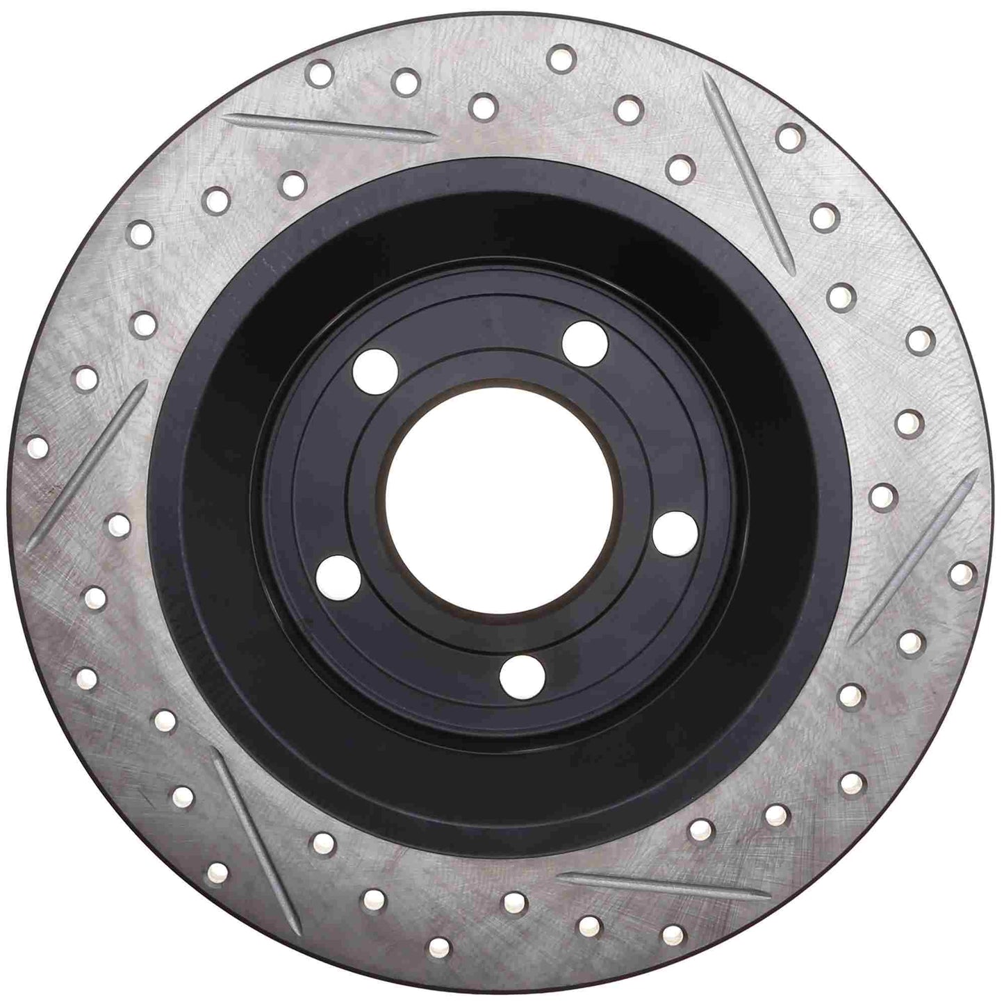 StopTech Sport Drilled/Slotted Brake Rotor; Rear Right