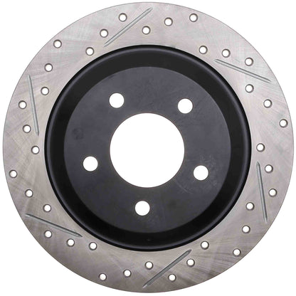 StopTech Sport Drilled/Slotted Brake Rotor; Rear Right