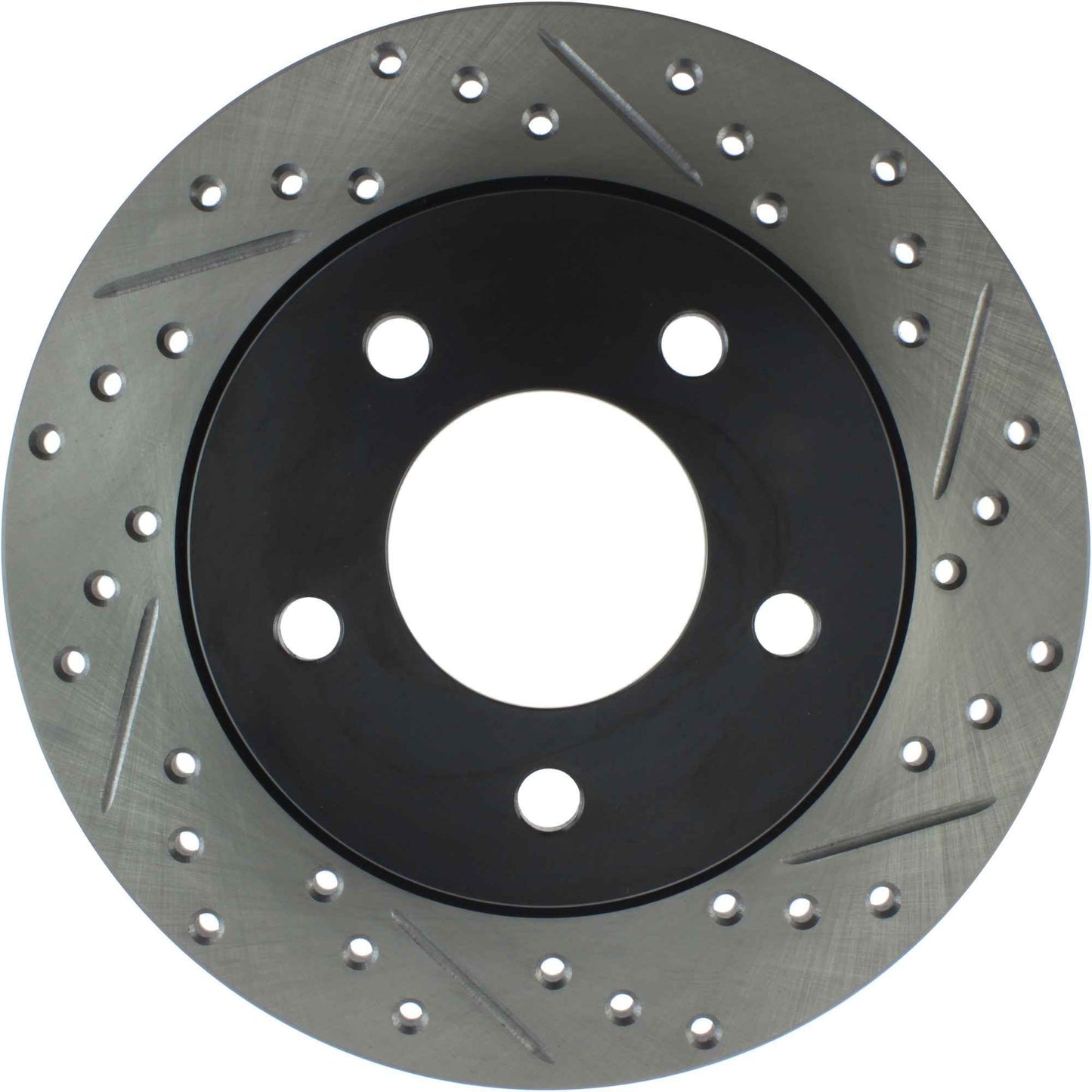 StopTech Sport Drilled/Slotted Brake Rotor; Rear Left
