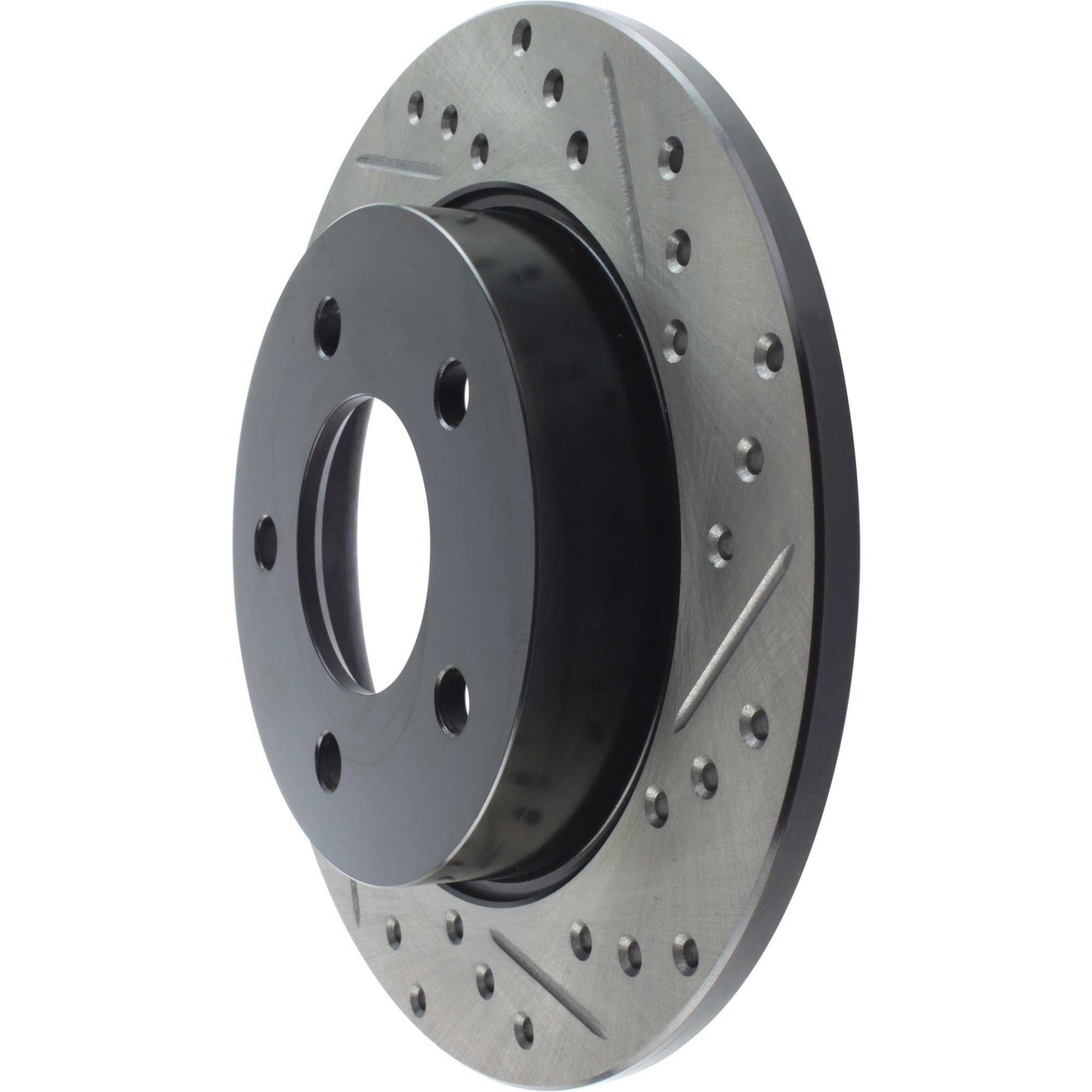 StopTech Sport Drilled/Slotted Brake Rotor; Rear Left