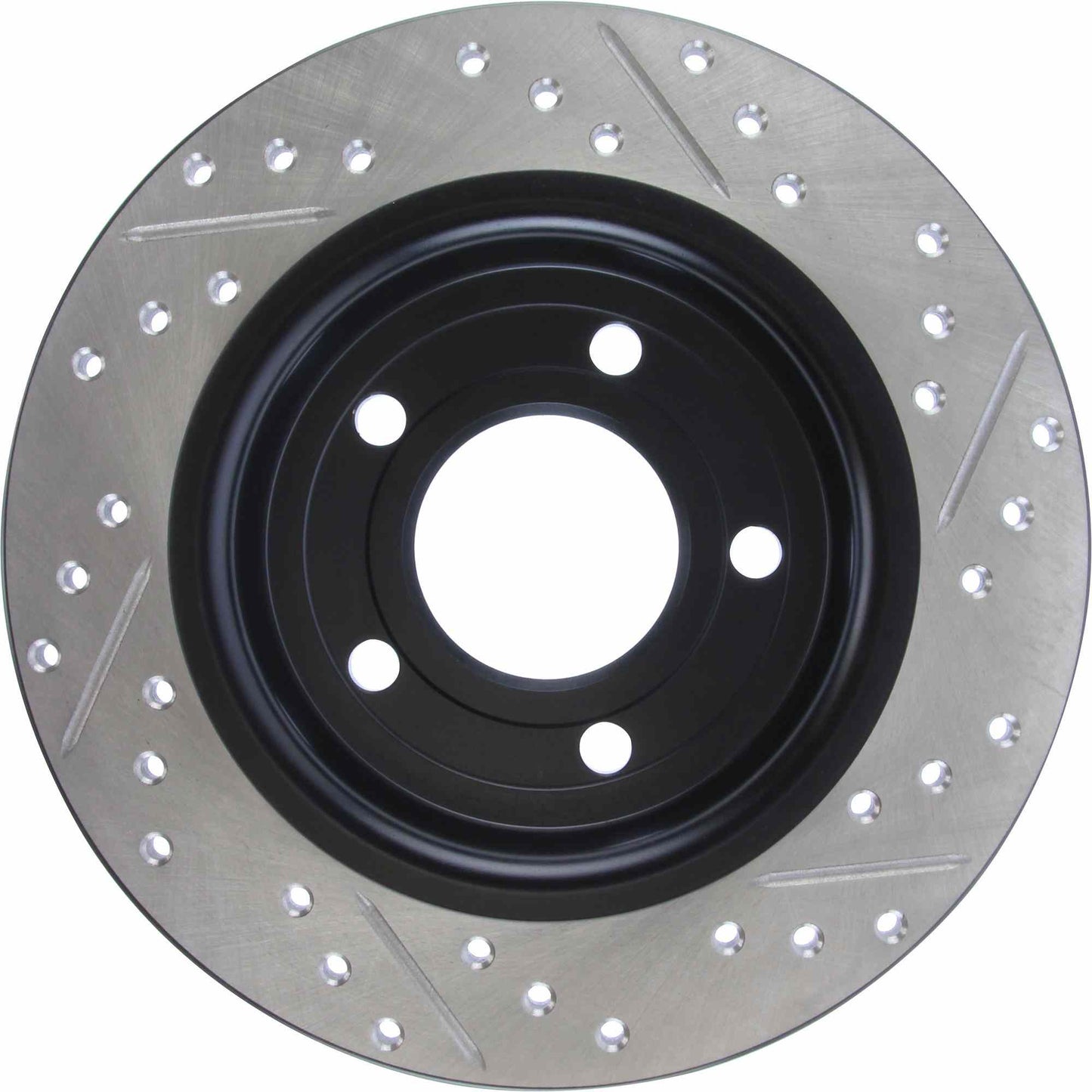 StopTech Sport Cryo Drilled/Slotted Brake Rotor; Rear Right