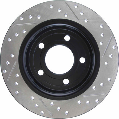 StopTech Sport Cryo Drilled/Slotted Brake Rotor; Rear Right