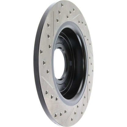 StopTech Sport Drilled/Slotted Brake Rotor; Rear Left