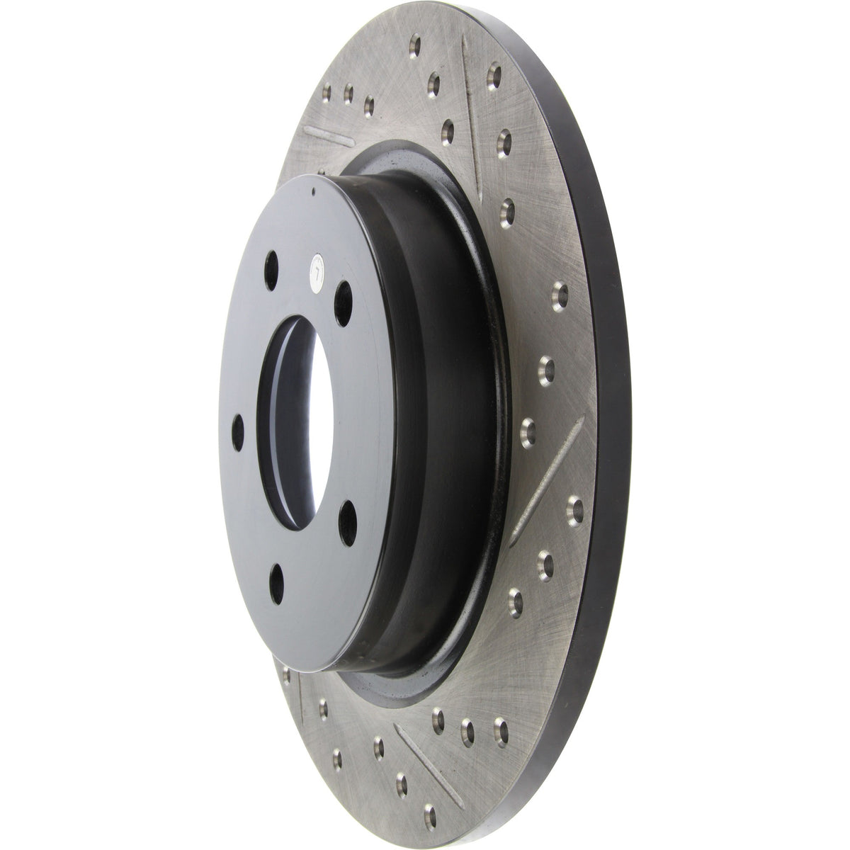 StopTech Sport Drilled/Slotted Brake Rotor; Rear Left