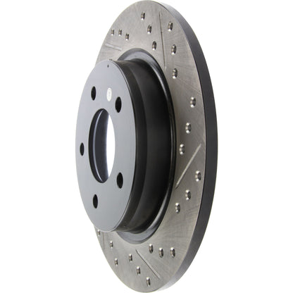 StopTech Sport Drilled/Slotted Brake Rotor; Rear Left