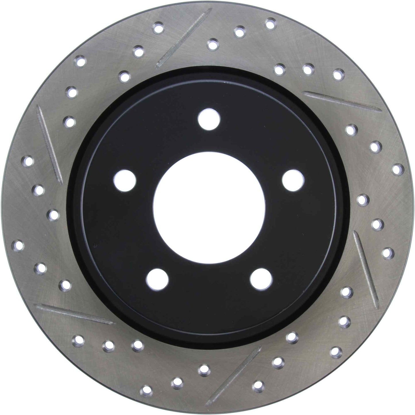 StopTech Sport Drilled/Slotted Brake Rotor; Rear Right
