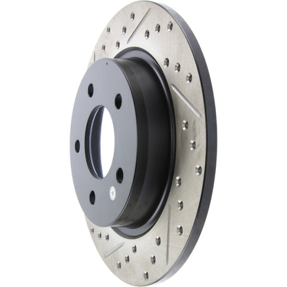 StopTech Sport Drilled/Slotted Brake Rotor; Rear Right