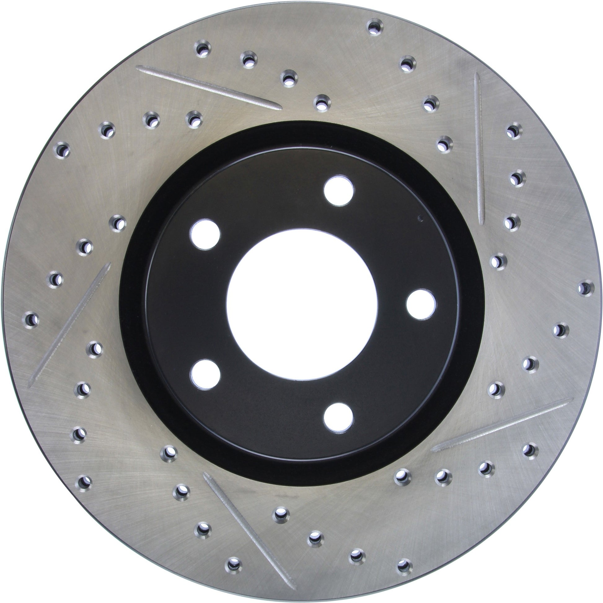 StopTech  Sport Drilled/Slotted Brake Rotor; Front Left