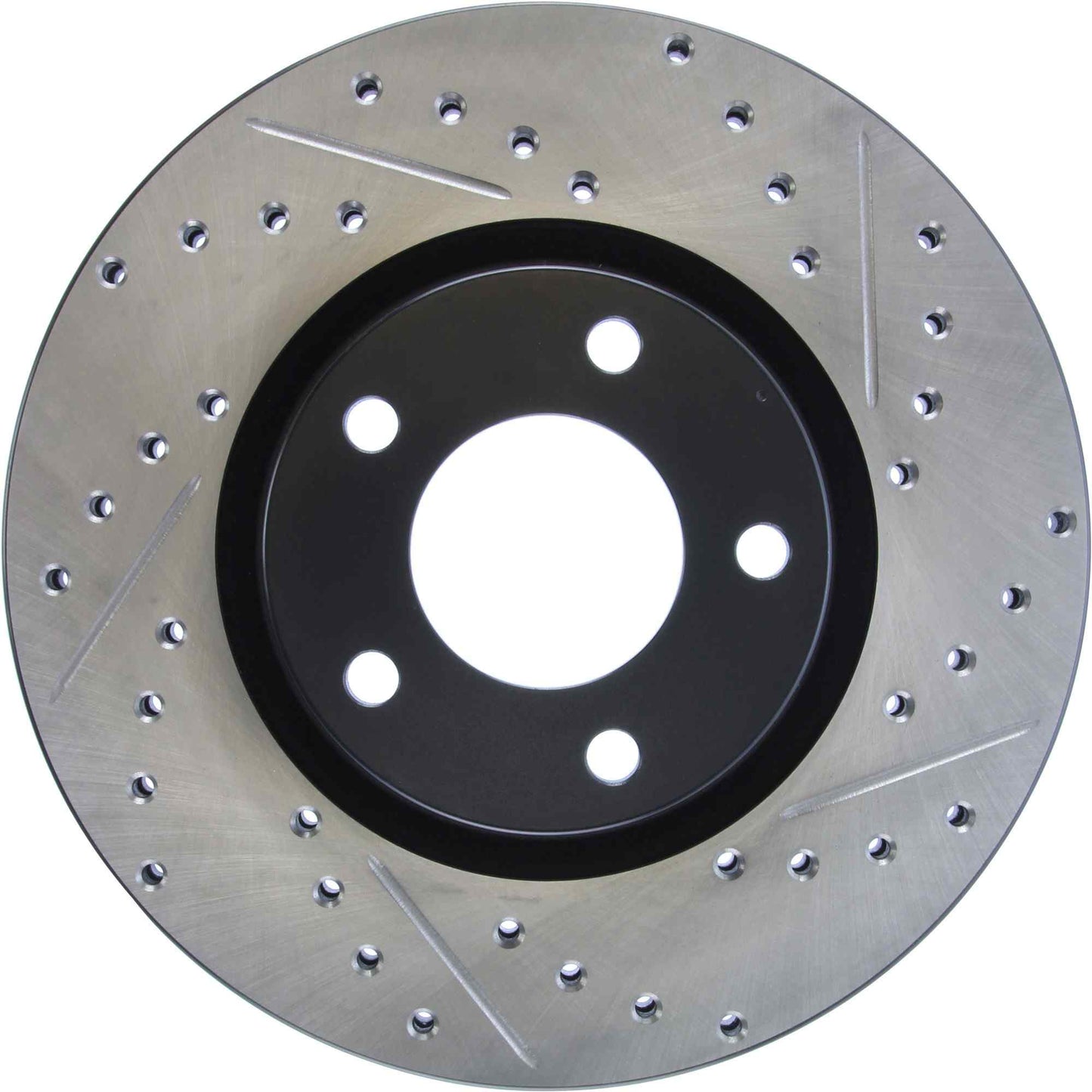 StopTech  Sport Drilled/Slotted Brake Rotor; Front Left